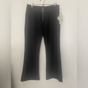 Elegant Black New Wide Leg Pants
